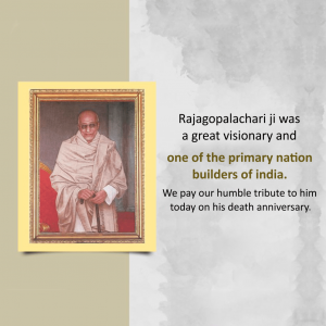C. Rajagopalachari Ji D.A