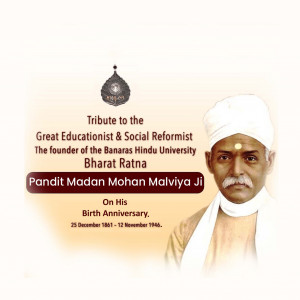 Madan Mohan Malviya Ji B.A
