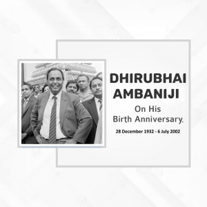 Dhiruibhai Ambani Ji B.A