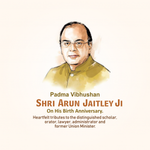 Arun Jaitley Ji B.A