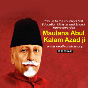 Maulana Abul Kalam Azad Ji D.A
