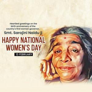 National Woman's Day & Sarojini Naidu B.A