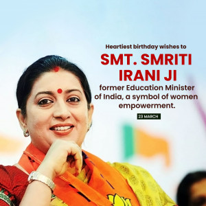 Smriti Irani Ji B'Day