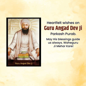 Guru Angad Dev Ji Prakash Purab
