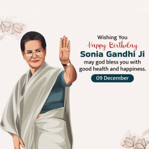 Sonia Gandhi Ji B'Day