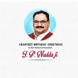 HBD J. P. Nadda Ji