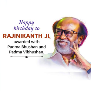HBD Rajinikanth Ji