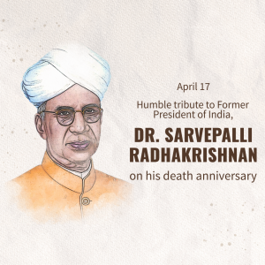 Sarvepalli Radhakrishnan Ji D.A