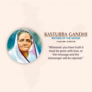 Kasturba Gandhi Ji B.A