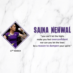 Saina Nehwal Birthday
