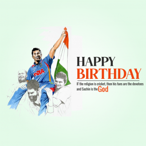 Sachin Tendulkar Ji B'Day