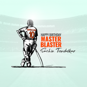 Sachin Tendulkar Ji B'Day