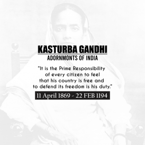 Kasturba Gandhi Ji B.A